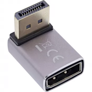 Καλώδιο αλλαγής φύλου InLine 17291G DisplayPort γκρι, μαύρο