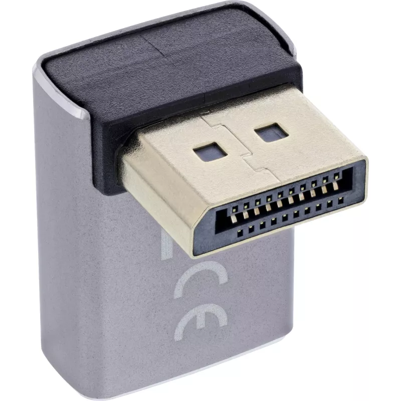 Καλώδιο αλλαγής φύλου InLine 17291G DisplayPort γκρι, μαύρο