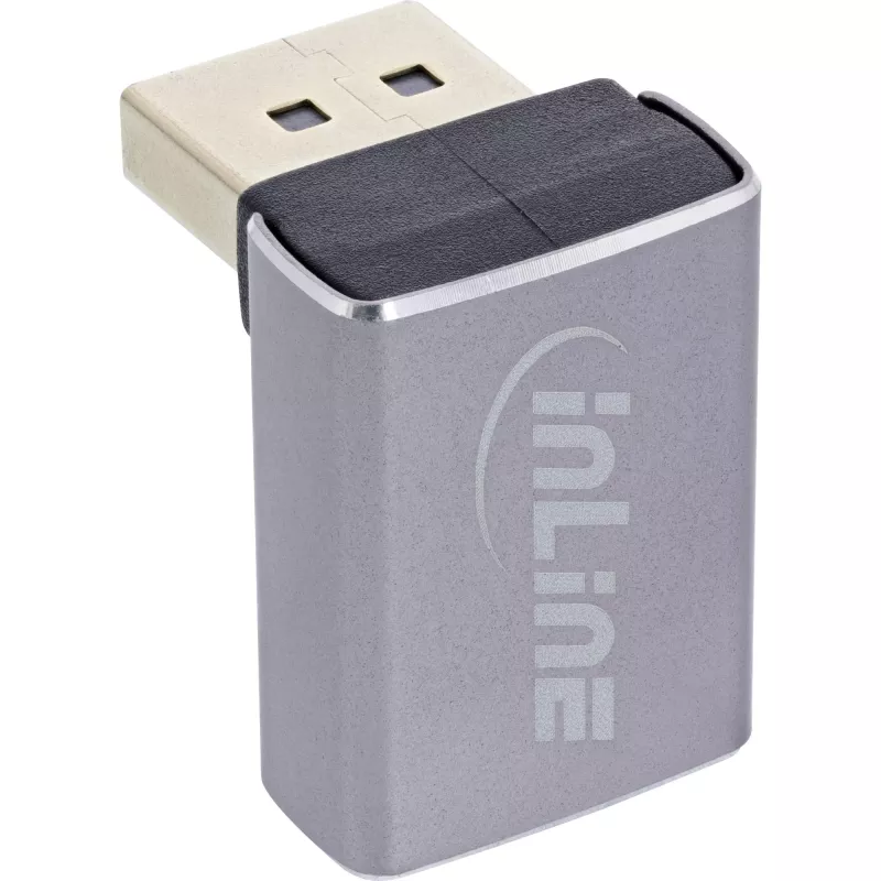 Καλώδιο αλλαγής φύλου InLine 17291G DisplayPort γκρι, μαύρο