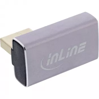 Διακόπτης DisplayPort InLine 17291I γκρι μαύρο επιχρυσωμένο
