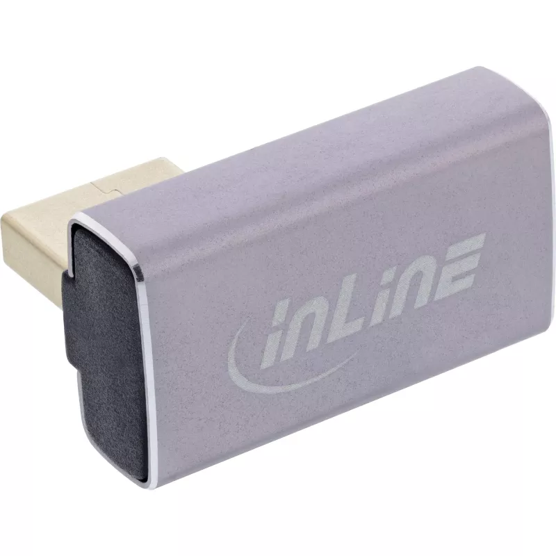 Διακόπτης DisplayPort InLine 17291I γκρι μαύρο επιχρυσωμένο