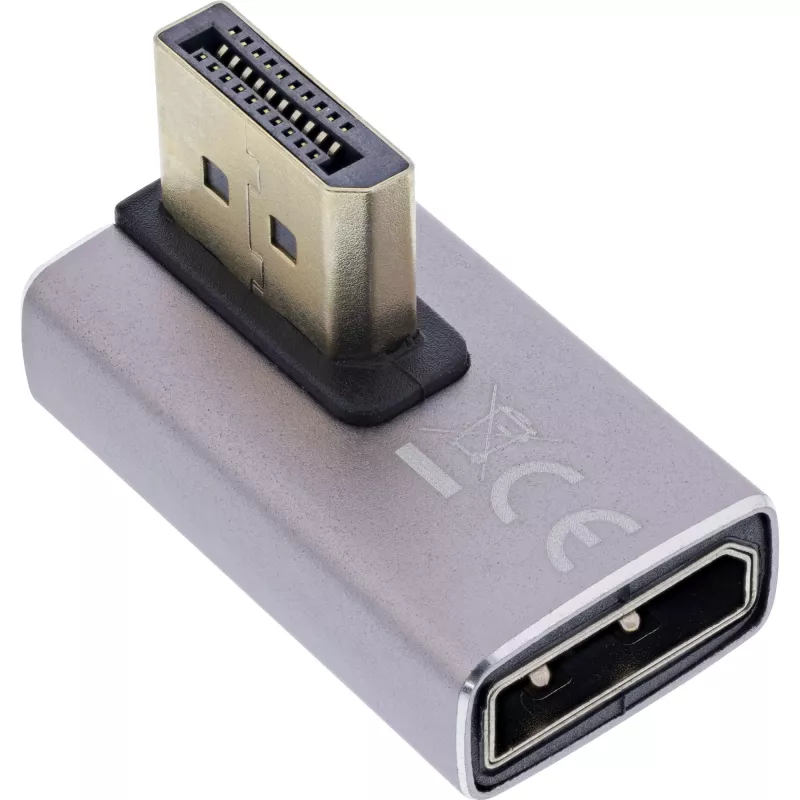 Διακόπτης DisplayPort InLine 17291I γκρι μαύρο επιχρυσωμένο