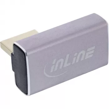 Αλλαγή φύλου DisplayPort InLine 17291H γκρι μαύρο επιχρυσωμένο