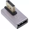 Αλλαγή φύλου DisplayPort InLine 17291H γκρι μαύρο επιχρυσωμένο