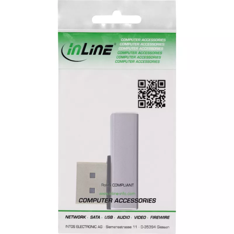 Αλλαγή φύλου DisplayPort InLine 17291H γκρι μαύρο επιχρυσωμένο