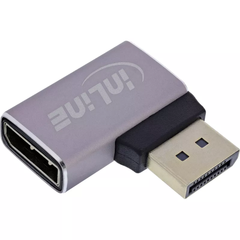 Καλώδιο αλλαγής φύλου InLine 17291D DisplayPort γκρι, μαύρο