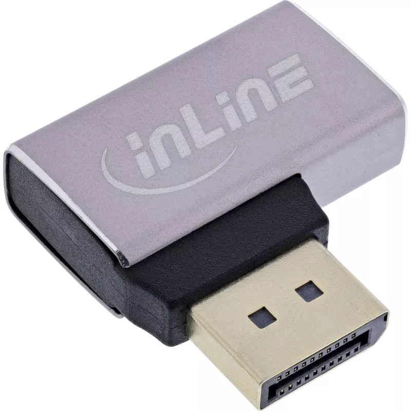 InLine 17291E Καλώδιο αλλαγής φύλου DisplayPort γκρι, μαύρο