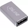DisplayPort Gender Changer InLine 17291A γκρι επιχρυσωμένο