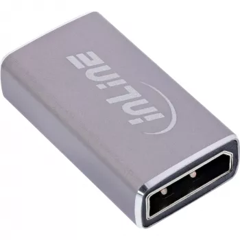 DisplayPort Gender Changer InLine 17291A γκρι επιχρυσωμένο