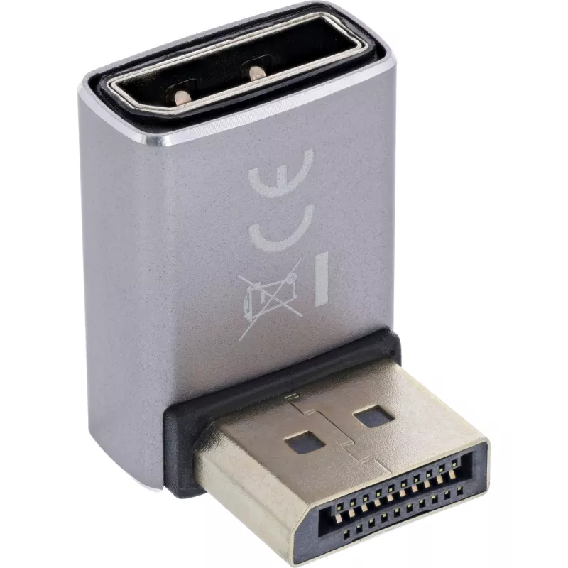 InLine 17291F Προσαρμογέας DisplayPort Mini DisplayPort γκρι μαύρο