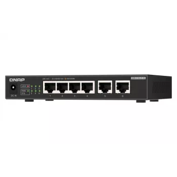 QNAP QSW-2104-2T-R2 Διακόπτης δικτύου Unmanaged 10G Ethernet (100/1000/10000) Desktop μαύρο