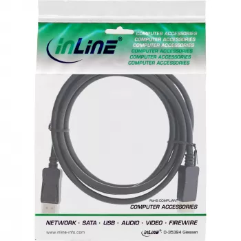 InLine 15322 Καλώδιο DisplayPort 2,5 m μαύρο