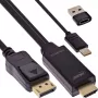 Ενεργός μετατροπέας βίντεο InLine 17161I 3840x2160 HDMI σε DisplayPort