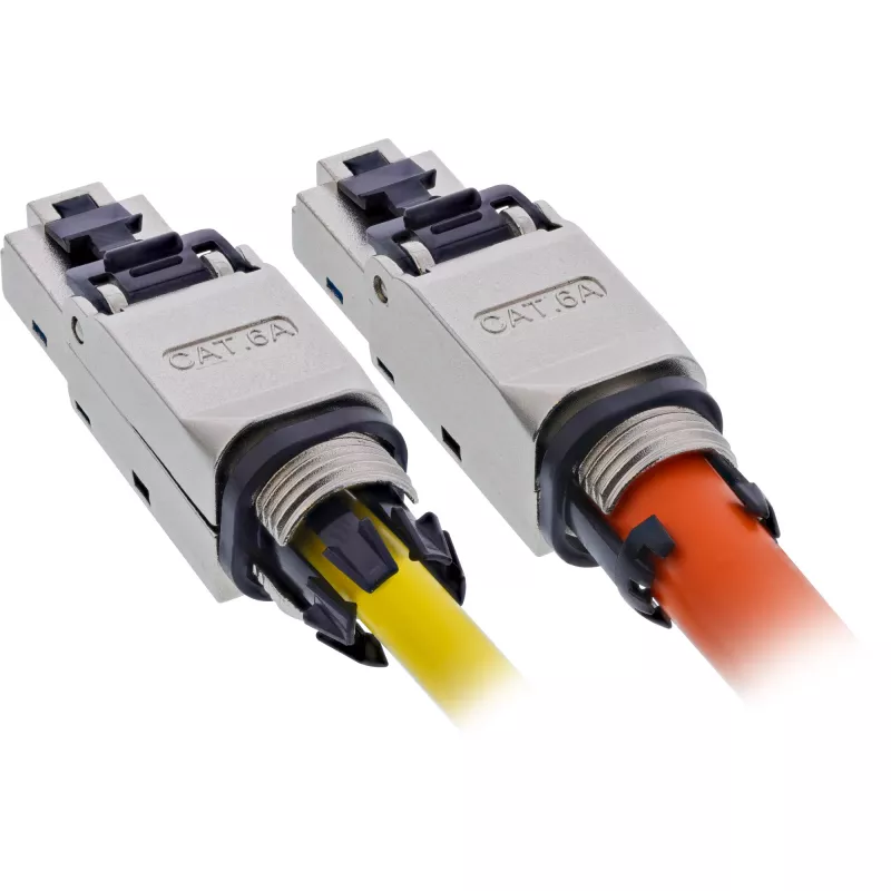 Καλώδιο δικτύου InLine 76204D Βύσμα RJ-45 / LSA ευθύ 8,5 mm