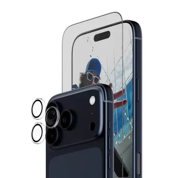 PanzerGlass 2-in-1 Essentials Bundle iPhone 17 Pro Max ανθεκτικό σε γρατσουνιές κραδασμούς
