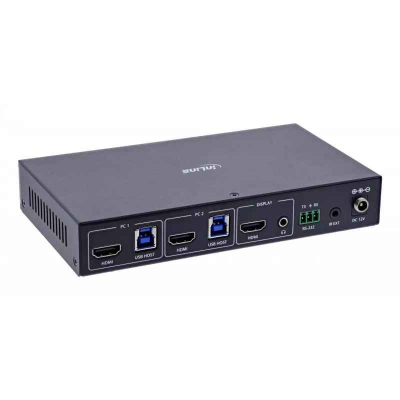 InLine 57885C Διακόπτης KVM τοποθέτηση σε rack μαύρο