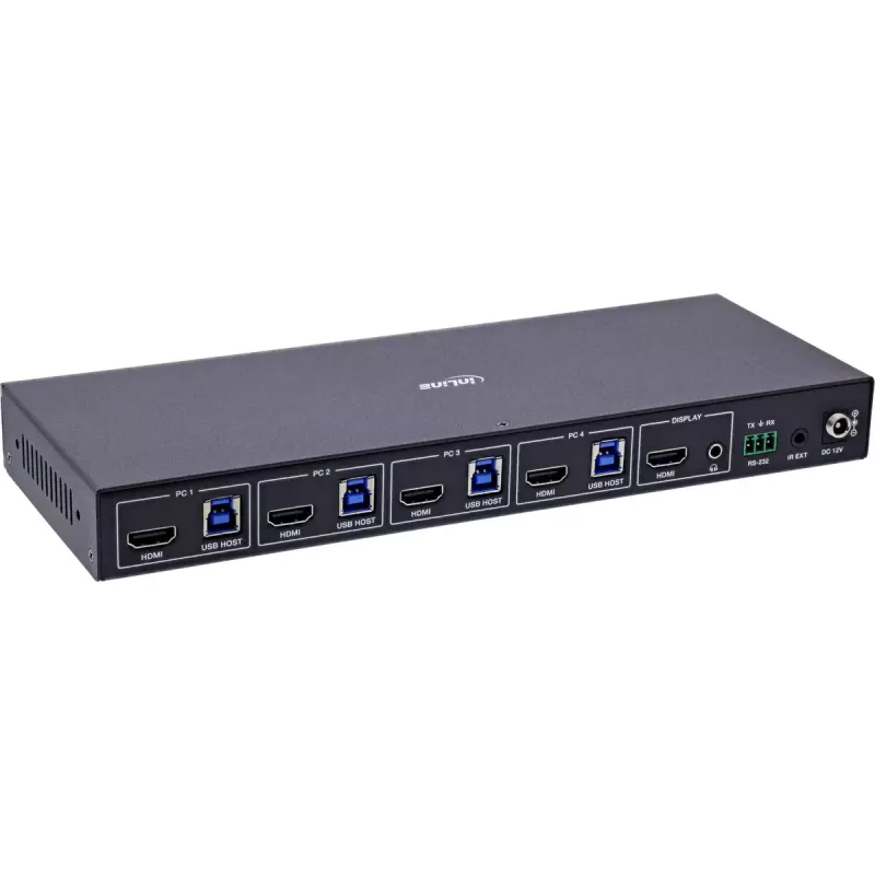 InLine 57885D Διακόπτης KVM τοποθέτηση σε rack μαύρο