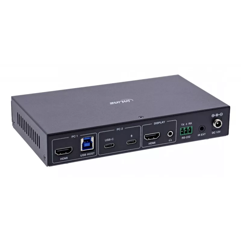 InLine 57885E Διακόπτης KVM τοποθέτηση σε rack μαύρο