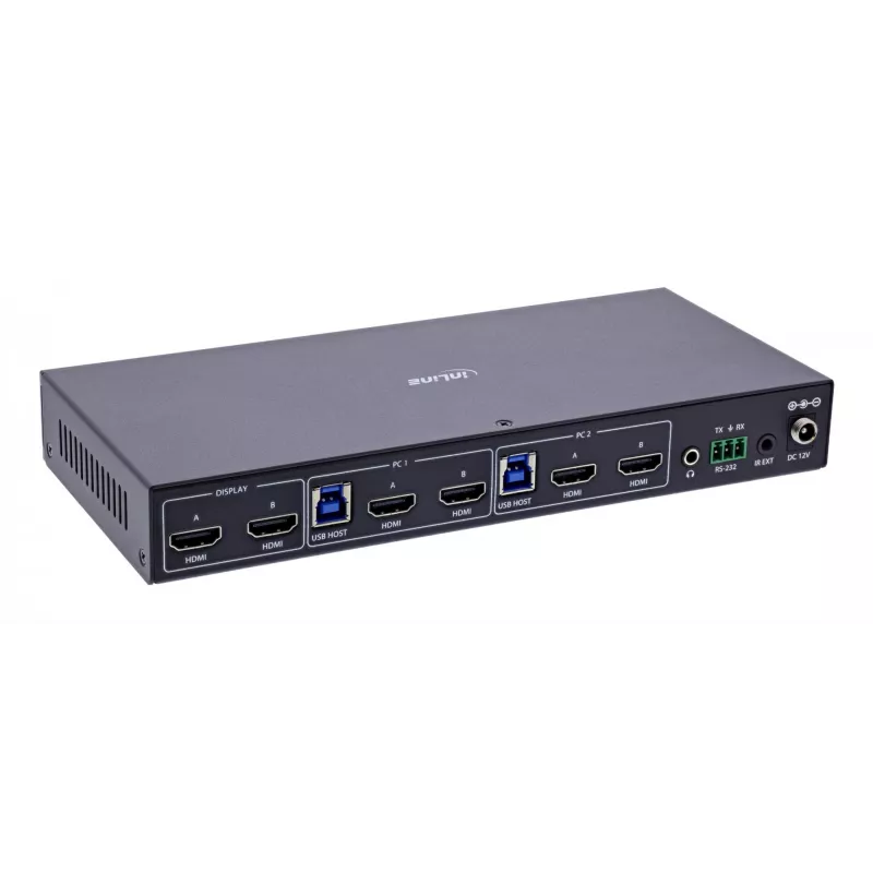InLine 57885H KVM Switch για τοποθέτηση σε rack μαύρο