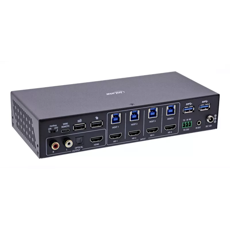 InLine 57885I KVM Switch για τοποθέτηση σε rack μαύρο