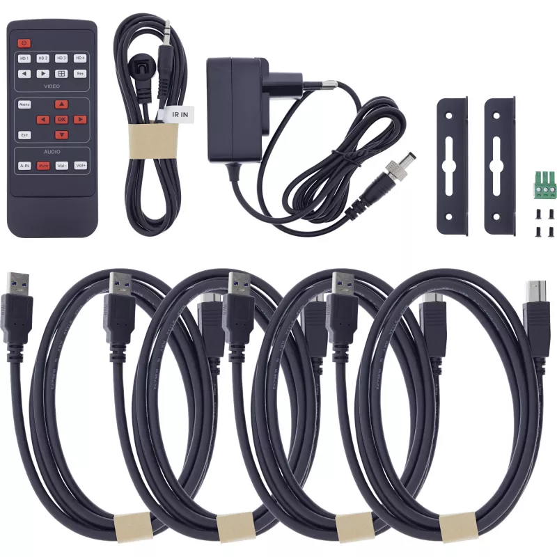 InLine 57885I KVM Switch για τοποθέτηση σε rack μαύρο