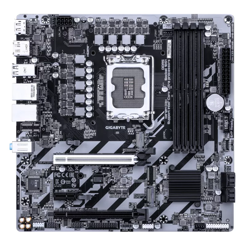 Gigabyte Q870M D3H Μητρική κάρτα, LGA1851, Micro ATX, Q870