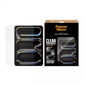 PanzerGlass Προστασία οθόνης από γυαλί για iPad Pro 11 inch (2024–2025) — Ultra-Wide Fit, εργαλείο FastFit