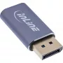 InLine 64107I Προσαρμογέας καλωδίου βίντεο USB Type-C DisplayPort Γκρι