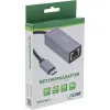 InLine 33380Q Προσαρμογέας RJ-45 USB Type-C αρσενικό 1 Gbit/s Γκρι