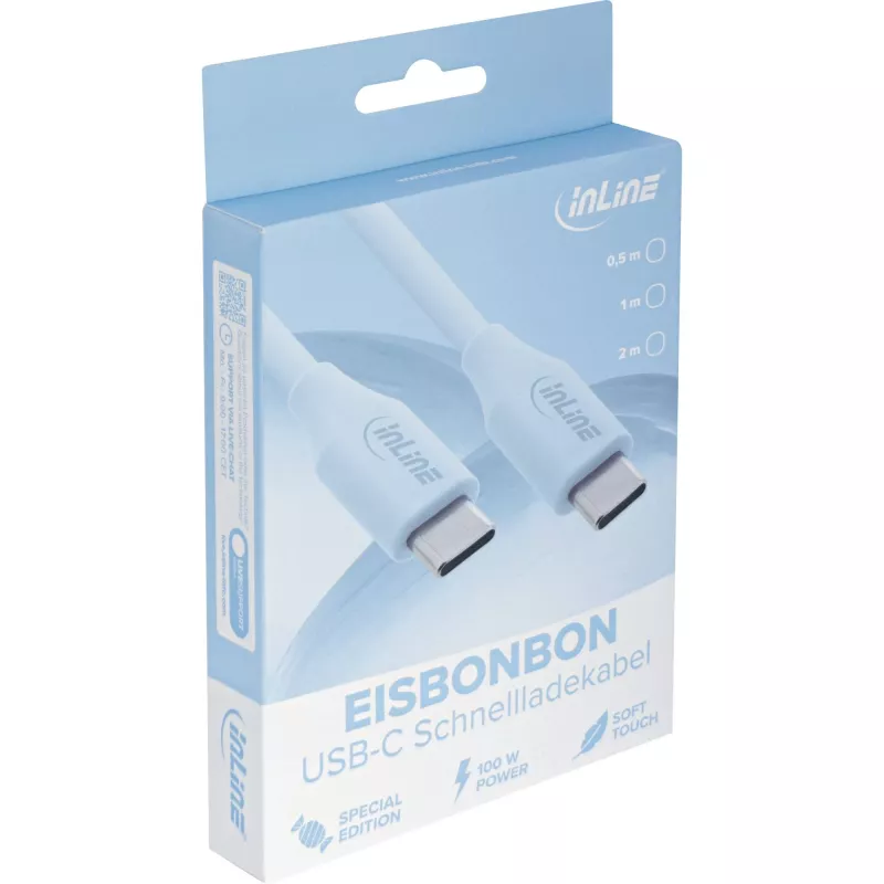 InLine 35892B Καλώδιο USB USB 2.0 2 m USB C Μπλε