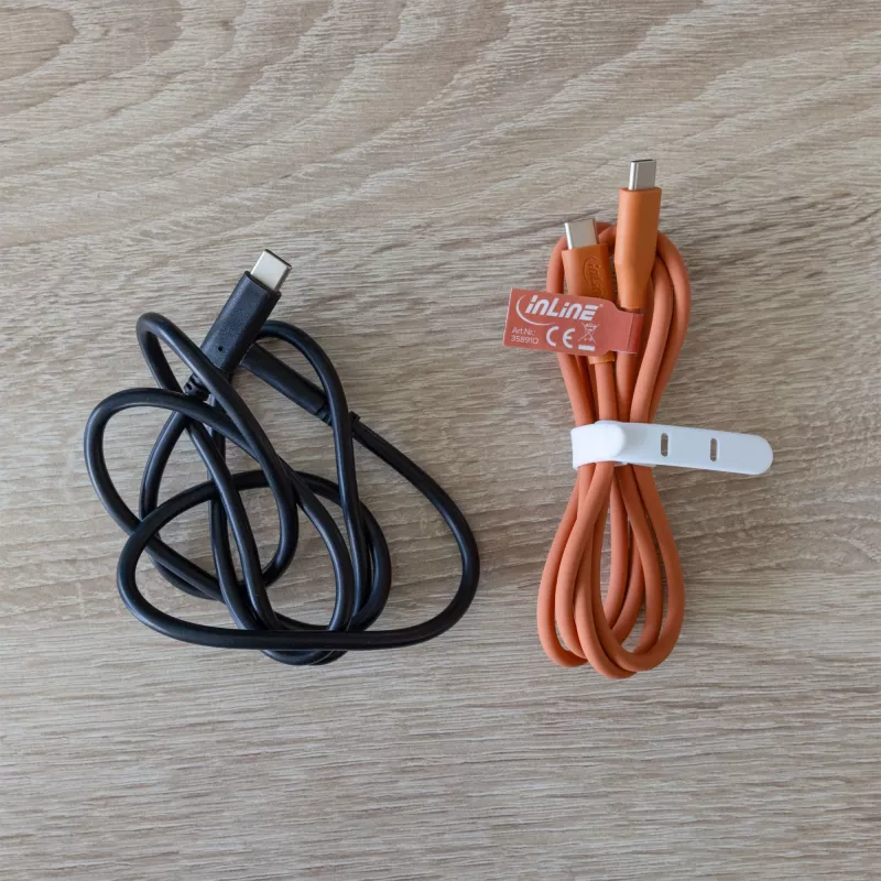 InLine 35891O Καλώδιο USB USB 2.0 1 m USB C Πορτοκαλί