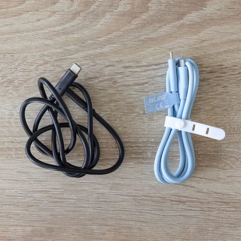 InLine 35891B Καλώδιο USB USB 2.0 1 m USB C Μπλε