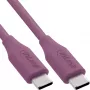 InLine 35895P Καλώδιο USB USB 2.0 0,5 m USB C Μωβ