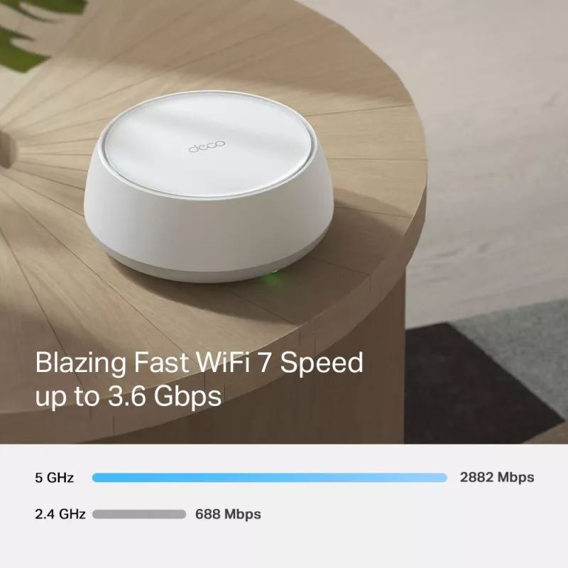 TP-Link DECO BE22 Dualband (2,4 GHz / 5 GHz) Wi-Fi 7 (802.11be) λευκό 2 Intern