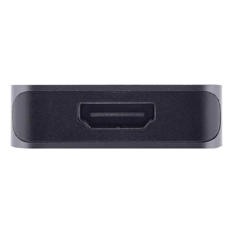 Hub διασύνδεσης USB-C InLine 35392D USB 3.2 Gen 2 Type-C Host σε HDMI, USB-A, USB-C 10000 Mbit/s γκρι