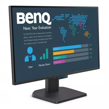 Οθόνη BenQ 23,8 ίντσες 1080p FHD για επαγγελματική χρήση, 60,5 cm (23,8 ίντσες), 1920 x 1080 Pixel, Full HD, LCD, 5 ms, Μαύρο