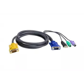 ATEN PS/2 USB KVM Καλώδιο 3m
