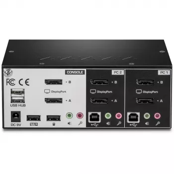 Διακόπτης KVM Trendnet TK-240DP Μαύρο
