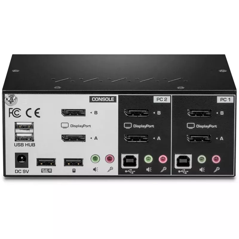 Διακόπτης KVM Trendnet TK-240DP Μαύρο
