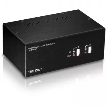 Διακόπτης KVM Trendnet TK-240DP Μαύρο