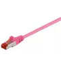 Καλώδιο δικτύου Goobay 95465 Ματζέντα 0,5 m Cat6 S/FTP