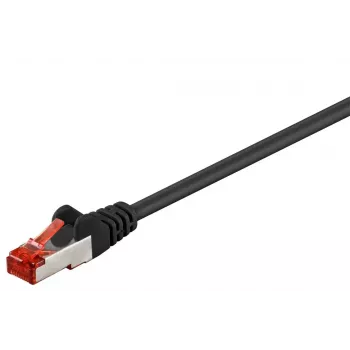 Goobay 68702 Καλώδιο δικτύου CAT 6, S/FTP (PiMF), LSZH, Χαλκός, Μαύρο, 7,5 m