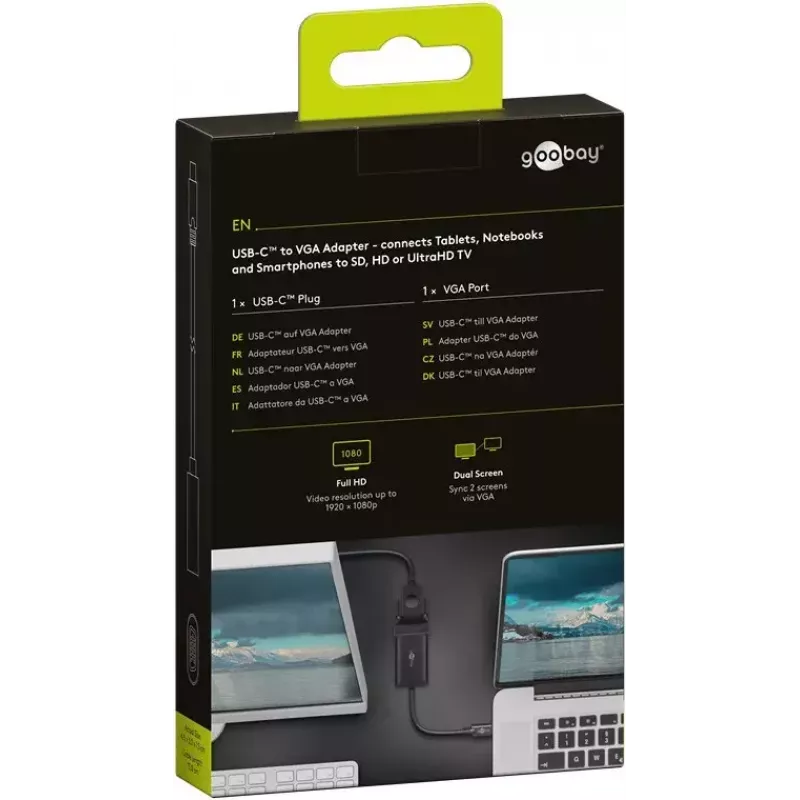 Αντάπτορας γραφικών USB Goobay 51776