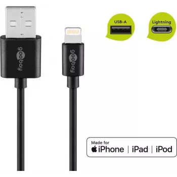 Καλώδιο φόρτισης και συγχρονισμού Lightning USB Goobay 72906
