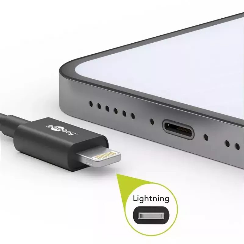 Καλώδιο φόρτισης και συγχρονισμού Lightning USB Goobay 72906