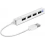 USB Hub SPEEDLINK SNAPPY λεπτό SL-140000-WE
