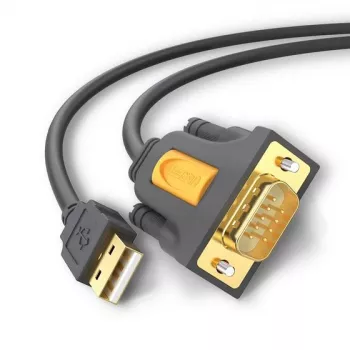 Ugreen 20210 σειριακό καλώδιο Μαύρο 1 m USB 2.0 RS-232