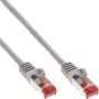 InLine Καλώδιο Patch S/FTP PiMF Cat.6 250MHz Χαλκός χωρίς αλογόνα γκρι 3m