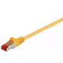 Καλώδιο δικτύου Goobay CAT 6 S/FTP PiMF κίτρινο 0,5m