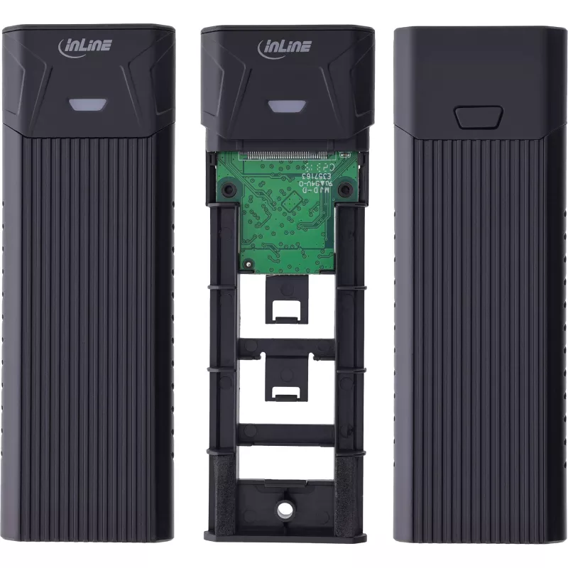 InLine USB3.2 Gen.2 USB-C σε M.2 SSD (PCIe NVMe & SATA) θήκη